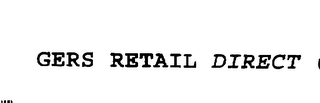 GERS RETAIL DIRECT (STYLIZED) logo