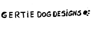 GERTIE DOG DESIGNS logo