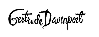 GERTRUDE DAVENPORT logo