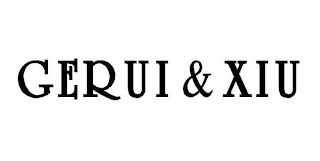 GERUI & XIU logo