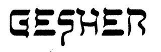 GESHER logo
