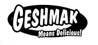 GESHMAK MEANS DELICIOUS! logo