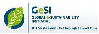 GESI GLOBAL E-SUSTAINABILITY INITIATIVE ICT SUSTAINABILITY THROUGH INNOVATION logo