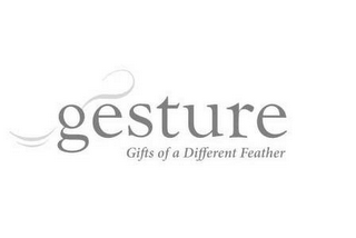 GESTURE GIFTS OF A DIFFERENT FEATHER logo