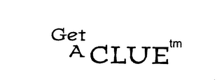GET A CLUE logo
