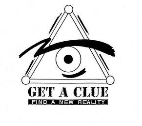GET A CLUE FIND A NEW REALITY logo