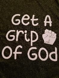 GET A GRIP OF GOD logo
