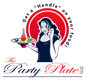 GET A "HANDLE" ON YOUR FOOD! THE PARTY PLATE LLC logo