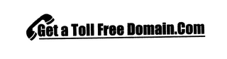GET A TOLL FREE DOMAIN.COM logo