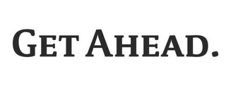 GET AHEAD. logo
