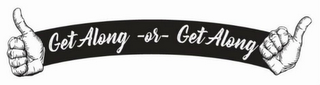 GET ALONG -OR- GET ALONG logo