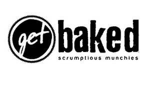 GET BAKED SCRUMPTIOUS MUNCHIES logo