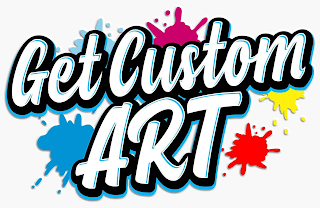 GET CUSTOM ART logo