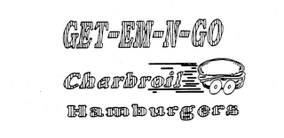 GET-EM-N-GO CHARBROIL HAMBURGERS logo