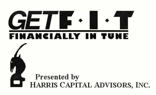 GET F I T FINANCIALLY IN TUNE PRESENTED BY HARRIS CAPITAL ADVISORS, INC. logo