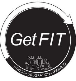 GET FIT FITNESS · INTEGRATION · TRAINING logo