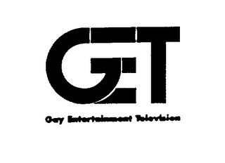 GET GAY ENTERTAINMENT TELEVISION logo