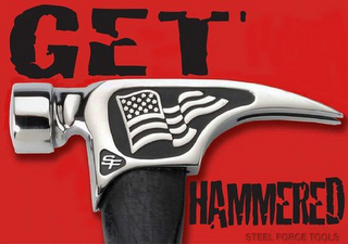 GET HAMMERED STEEL FORCE TOOLS logo