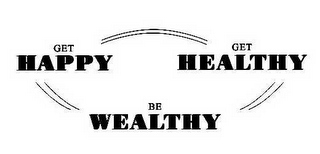 GET HAPPY GET HEALTHY BE WEALTHY logo