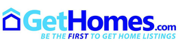 GET HOMES.COM BE THE FIRST TO GET HOME LISTINGS logo
