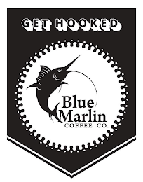 GET HOOKED BLUE MARLIN COFFEE CO. logo