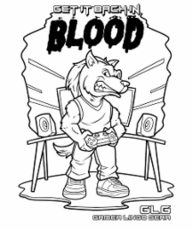 GET IT BACK IN BLOOD GLG GAMER LINGO GEAR logo
