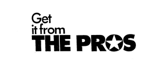 GET IT FROM THE PROS logo