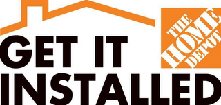 GET IT INSTALLED THE HOME DEPOT logo