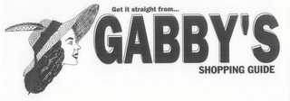 GET IT STRAIGHT FROM... GABBY'S SHOPPING GUIDE logo