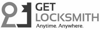GET LOCKSMITH ANYTIME. ANYWHERE. logo
