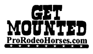 GET MOUNTED PRORODEOHORSES.COM logo