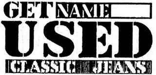 GET NAME USED CLASSIC JEANS logo