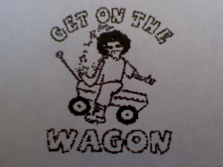 GET ON THE WAGON logo