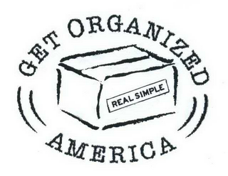 GET ORGANIZED AMERICA REAL SIMPLE logo