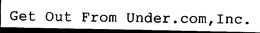 GET OUT FROM UNDER.COM,INC. logo
