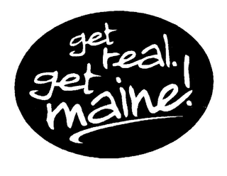 GET REAL GET MAINE logo
