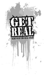 GET REAL MADE WITH THE REAL STUFF logo