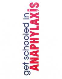 GET SCHOOLED IN ANAPHYLAXIS logo