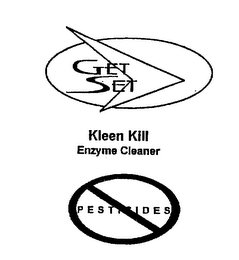 GET SET KLEEN KILL ENZYME CLEANER PESTICIDES logo