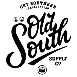 GET SOUTHERN · HANDCRAFTED · NC GA OLD SOUTH SUPPLY CO. USA logo
