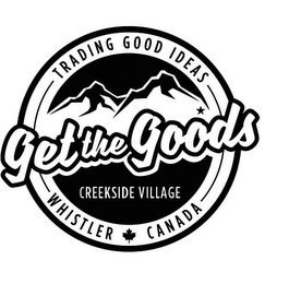 GET THE GOODS TRADING GOOD IDEAS CREEKSIDE VILLAGE WHISTLER CANADA logo