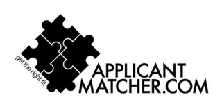 GET THE RIGHT FIT APPLICANT MATCHER.COM logo