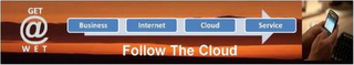 GET @ WET FOLLOW THE CLOUD BUSINESS INTERNET CLOUD SERVICE logo