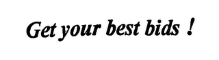 GET YOUR BEST BIDS! logo
