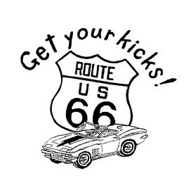 GET YOUR KICKS! ROUTE US 66 logo