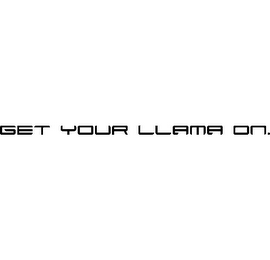 GET YOUR LLAMA ON. logo