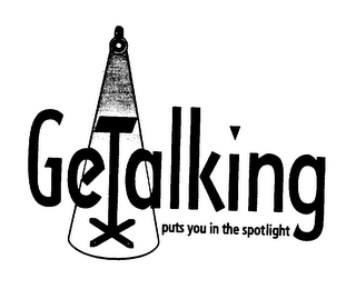 GETALKING PUTS YOU IN THE SPOTLIGHT logo