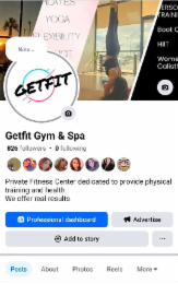 GETFIT GYM & SPA logo