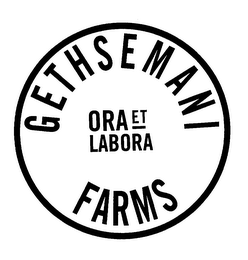 GETHSEMANI FARMS ORA ET LABORA logo