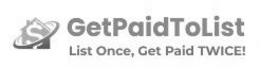GETPAIDTOLIST LIST ONCE, GET PAID TWICE! logo